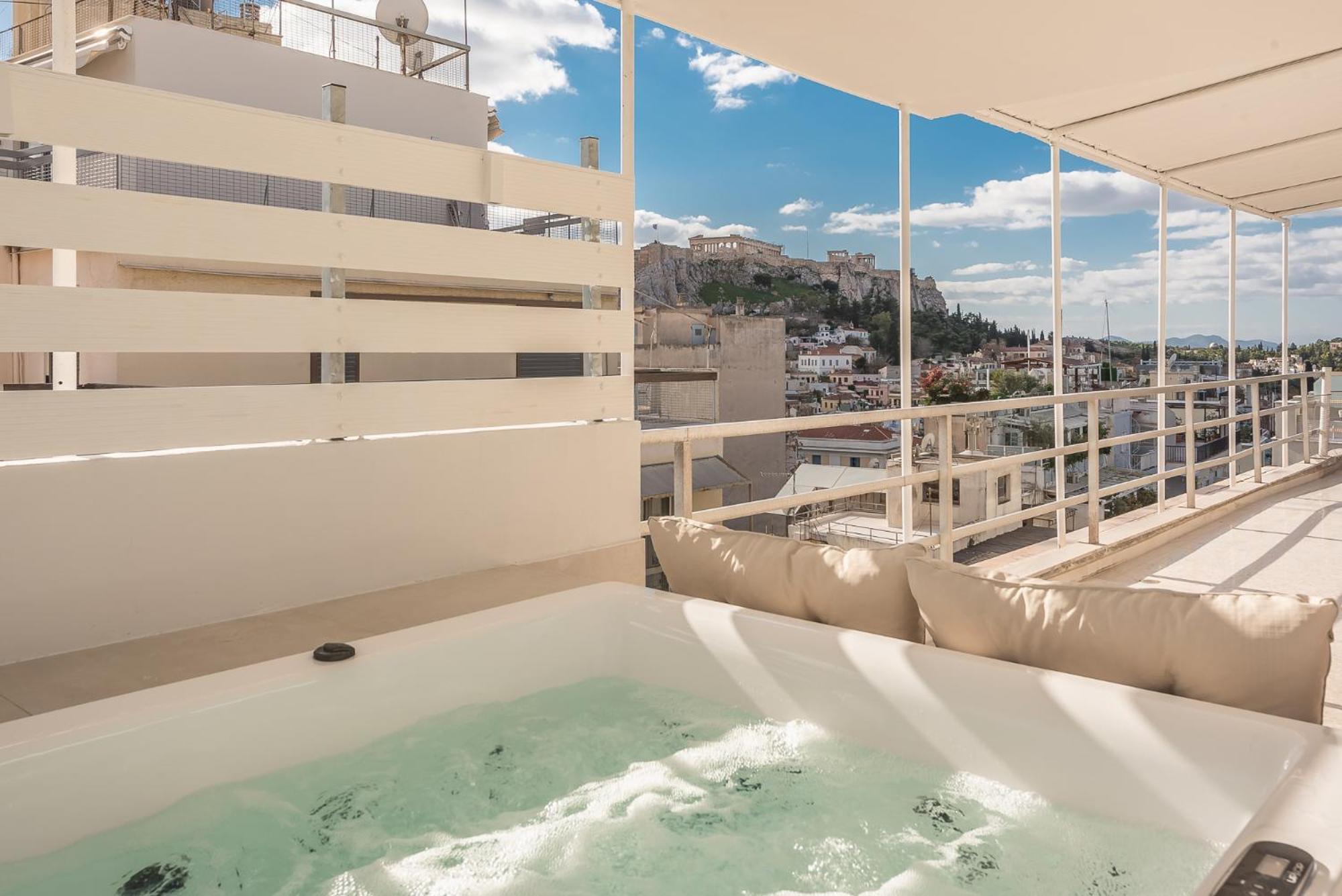Syntagma Spa With Acropolis View Atene Esterno foto